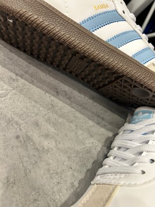 Adidas Samba Blancas y Azules nuevas son 24,5 cm