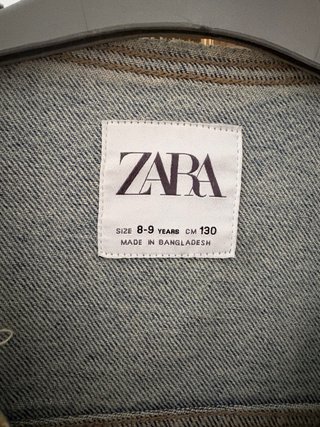 Cazadora vaquera Zara