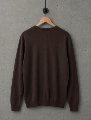 Jersey Tommy Hilfiger Marrón V-Neck