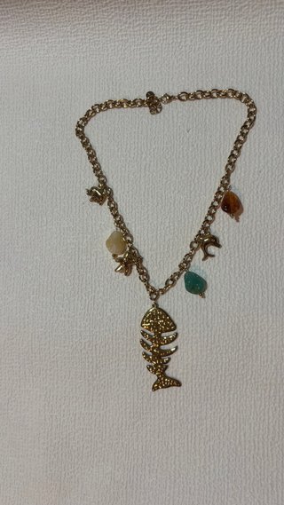Collar acero inoxidable con figuras