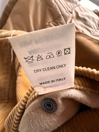 Giaccone Fay Velluto a coste Marrone