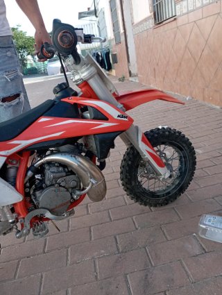KTM 50 SX Mini Naranja/Blanca