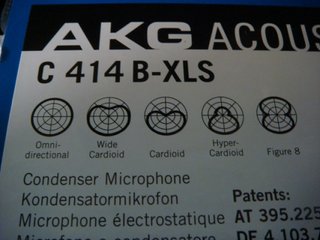 AKG C414 XLS Micrófono Condensador