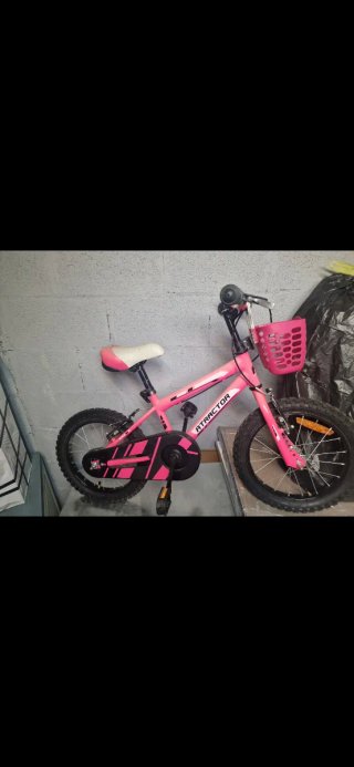 Bicicleta infantil rosa ATRACTOR
