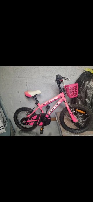 Bicicleta infantil rosa ATRACTOR
