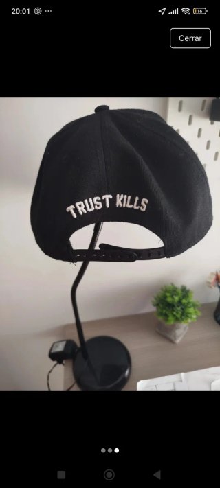 Gorra streetwear Y2k bordada
