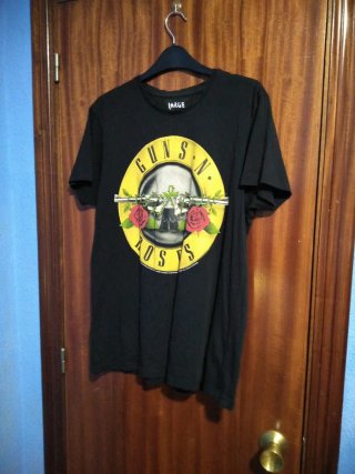 Camiseta Guns N' Roses Talla L/XL Negra