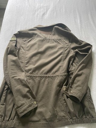 Parka verde militar fina