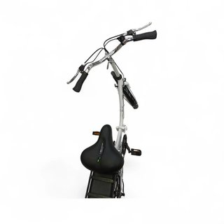 BICICLETA ELECTRICA PLEGABLE DENVER E-1000 BLANCA CON CARGADOR Y DOS LLAVES