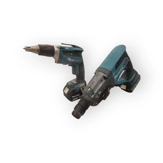 PACK MAKITA TALADRO PERCUTOR DHR202 + ATORNILLADOR PLADUR DFS452 + CARGADOR + 2BAT