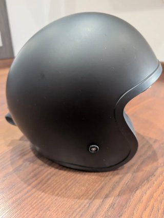 Casco Jet LS2 OF599 Spitfire II Negro