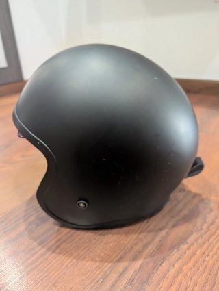 Casco Jet LS2 OF599 Spitfire II Negro