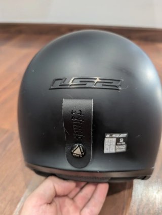 Casco Jet LS2 OF599 Spitfire II Negro