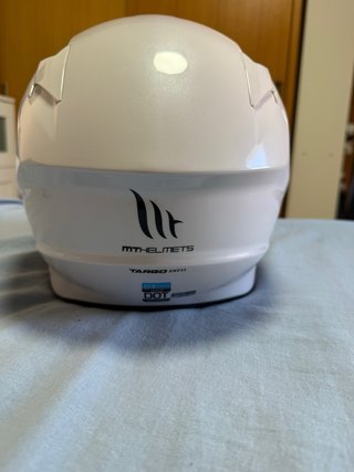 Casco Moto MT Helmets Talla S Blanco