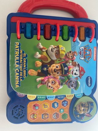 Libro interactivo patrulla canina