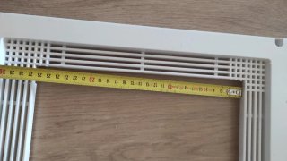 Marco rejilla ventilación blanco