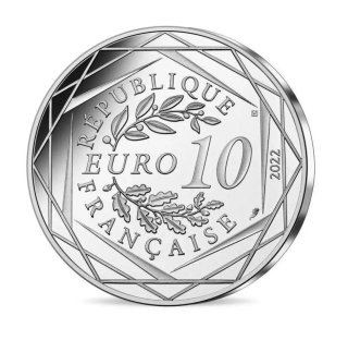 Francia 2022 moneda plata 10€ Astérix 14/18