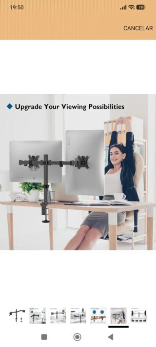 Soporte doble para monitor