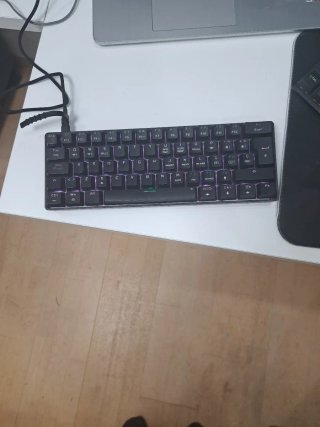 Tastiera Gamer RGB Nera