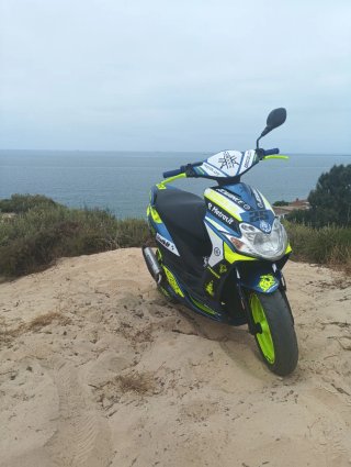 Yamaha Jog R Scooter Azul/Amarillo