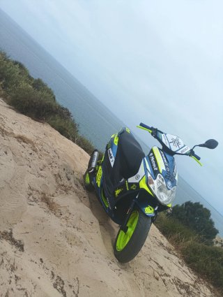 Yamaha Jog R Scooter Azul/Amarillo