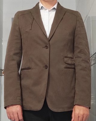 Americana casual de algodón,T50, Marca Caramelo