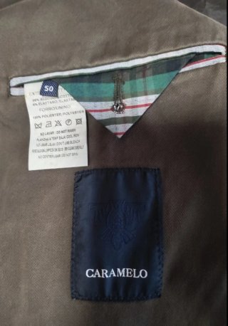 Americana casual de algodón,T50, Marca Caramelo
