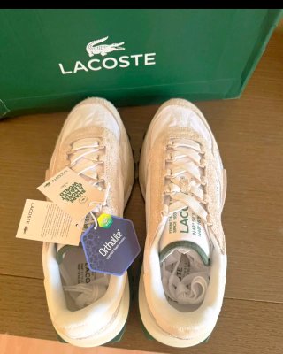 Zapatillas Lacoste Blancas y Verdes Nuevas