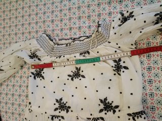 Vestido largo bordado Zara (Talla XS - Da para M)