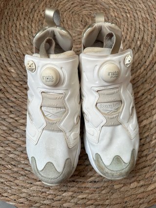 Reebok Pump Scarpe da Ginnastica Bianco Oro