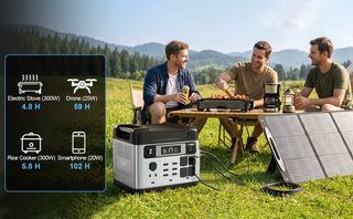 OUKITEL P2001E PRO+PV400 Estación Portátil+Placas