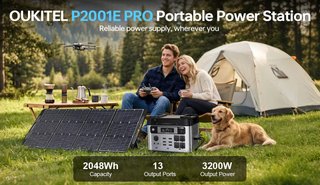 OUKITEL P2001E PRO+PV400 Estación Portátil+Placas