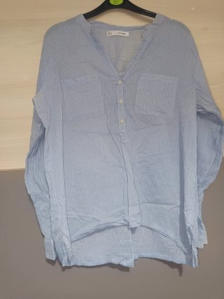 Camisa de rayas azules UPPER BASIC Talla S