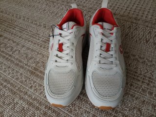 Zapatillas El Ganso Blancas y Rojas