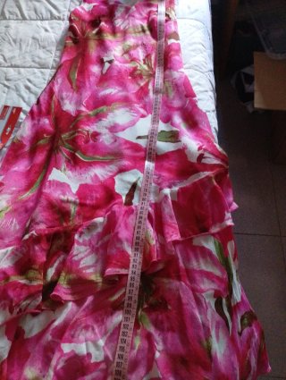 Vestido El Corte Inglés flores rosa