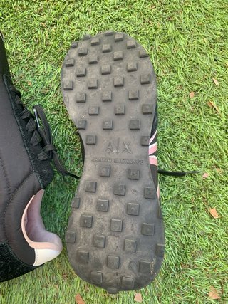 Zapatillas Armani Exchange Negras y Rosas