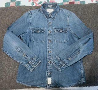 Camisa Vaquera Abercrombie & Fitch Talla M