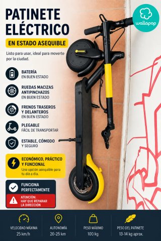 Patinete Eléctrico Plegable olsson