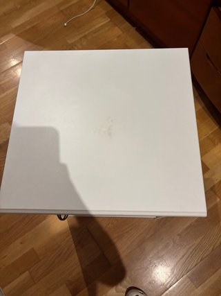 Mesita de noche Ikea blanca madera