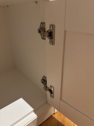Mesita de noche Ikea blanca madera