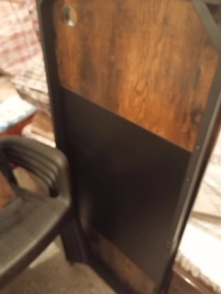 Mesa de escritorio madera y metal
