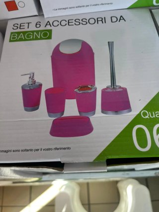 Set Bagno 6 Pezzi