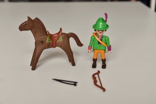 Playmobil Caza Medieval con Caballo