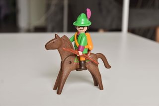 Playmobil Caza Medieval con Caballo