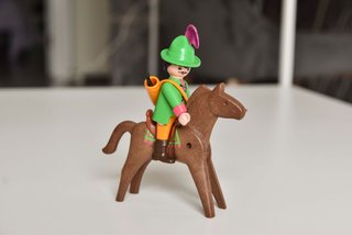 Playmobil Caza Medieval con Caballo