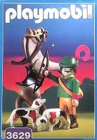 Playmobil Caza Medieval con Caballo