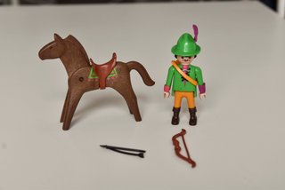 Playmobil Caza Medieval con Caballo