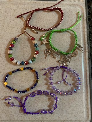 Lote de 6 Pulseras Artesanales