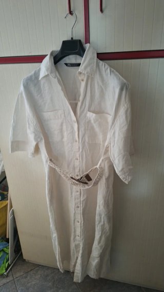 Abito chemisier Zara bianco