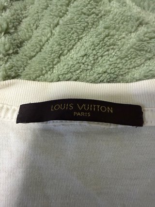 Camiseta Louis Vuitton x Supreme Blanca 2017 USADO